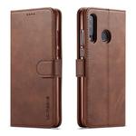 For Huawei P30 Lite / Nova 4e LC.IMEEKE Calf Texture Horizontal Flip Leather Case, with Holder & Card Slots & Wallet(Brown)