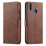 For Huawei Y9 (2019) / Enjoy 9 Plus LC.IMEEKE Calf Texture Horizontal Flip Leather Case, with Holder & Card Slots & Wallet(Brown)