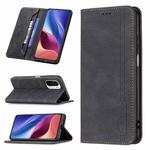 For Xiaomi Mi 11i/Poco F3/Redmi K40/K40 Pro Magnetic RFID Blocking Anti-Theft Leather Case with Holder & Card Slots & Wallet(Black)