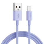 JOYROOM S-1030M13 USB to 8 Pin Colorful Fast Charging Data Cable, Cable Length:1m(Purple)