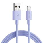 JOYROOM S-2030M13 USB to 8 Pin Colorful Fast Charging Data Cable, Cable Length:2m(Purple)