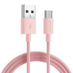JOYROOM S-2030M13 USB to USB-C / Type-C Colorful Fast Charging Data Cable, Cable Length:2m(Pink)