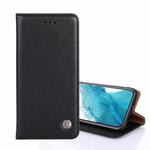 For Samsung Galaxy S22+ 5G Non-Magnetic Retro Texture Horizontal Flip Leather Case with Holder & Card Slots & Wallet(Black)