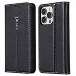 For iPhone 13 GEBEI PU+TPU Horizontal Flip Protective Case with Holder & Card Slots(Black)