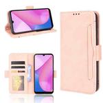 For Blackview Oscal C20 Skin Feel Calf Pattern Horizontal Flip Leather Case with Holder & Card Slots & Photo Frame(Pink)