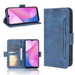 For Blackview Oscal C20 Skin Feel Calf Pattern Horizontal Flip Leather Case with Holder & Card Slots & Photo Frame(Blue)