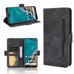 For Nokia G50 5G Skin Feel Calf Pattern Horizontal Flip Leather Case with Holder & Card Slots & Photo Frame(Black)