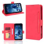 For Oukitel WP13 5G Skin Feel Calf Pattern Horizontal Flip Leather Case with Holder & Card Slots & Photo Frame(Red)