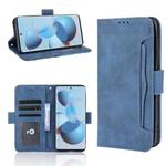 For Xiaomi Civi Skin Feel Calf Pattern Horizontal Flip Leather Case with Holder & Card Slots & Photo Frame(Blue)
