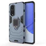 For Huawei nova 9 Shockproof PC + TPU Protective Case with Magnetic Ring Holder(Navy Blue)