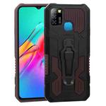 For Infinix Smart 5 Armor Warrior Shockproof PC + TPU Protective Case(Brown)