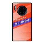 For Huawei Mate 30 Pro Shockproof PC + TPU + Glass Protective Case(Orange)