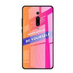 For Xiaomi Redmi K20 Shockproof PC + TPU + Glass Protective Case(Pink)