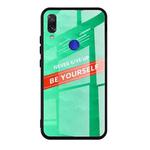 For Xiaomi Redmi Note 7 Shockproof PC + TPU + Glass Protective Case(Green)