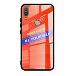 For Asus ZenFone Max Pro M1 ZB601KL Shockproof PC + TPU + Glass Protective Case(Orange)