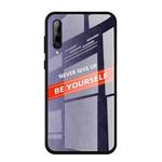 For Huawei Enjoy 10 Plus Shockproof PC + TPU + Glass Protective Case(Purple)