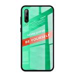 For Huawei Enjoy 10 Plus Shockproof PC + TPU + Glass Protective Case(Green)