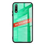 For Huawei Honor 9X Shockproof PC + TPU + Glass Protective Case(Green)