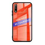 For Huawei Honor 9X Shockproof PC + TPU + Glass Protective Case(Orange)