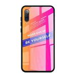 For Galaxy A50 Shockproof PC + TPU + Glass Protective Case(Pink)