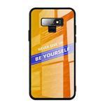 For Galaxy Note 9 Shockproof PC + TPU + Glass Protective Case(Yellow)