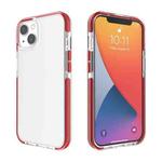 For iPhone 13 mini Two-color High Translucent Shockproof Protective Case (Red)