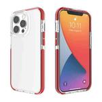 For iPhone 13 Pro Two-color High Translucent Shockproof Protective Case (Red)