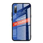 For Xiaomi Mi 9 SE Shockproof PC + TPU + Glass Protective Case(Blue)