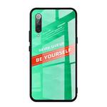 For Xiaomi Mi 9 SE Shockproof PC + TPU + Glass Protective Case(Green)