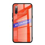 For Xiaomi Mi 9 SE Shockproof PC + TPU + Glass Protective Case(Orange)