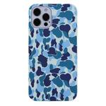 For iPhone 13 mini Camouflage TPU Protective Case (Blue)