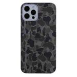 For iPhone 13 Camouflage TPU Protective Case(Black)