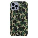 For iPhone 13 Pro Camouflage TPU Protective Case (Green)