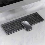 109 Three-mode Wireless Bluetooth Keyboard Mouse Set(Gun Black)