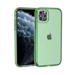 For iPhone 11 Pro Shockproof Terminator Style Glitter Powder Protective Case(Dark Green)