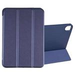 For iPad mini 6 GEBEI Shockproof Horizontal Flip Tablet Case with Three-folding Holder(Royal Blue)