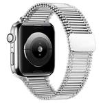 Chain Loop Steel Watch Band For Apple Watch Series 9&8&7 41mm / SE 3&SE 2&6&SE&5&4 40mm / 3&2&1 38mm (Silver)