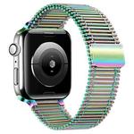 Chain Loop Steel Watch Band For Apple Watch Ultra 49mm&Watch Ultra 2 49mm / Series 9&8&7 45mm / SE 3&SE 2&6&SE&5&4 44mm / 3&2&1 42mm(Colorful)