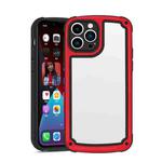 Candy Color Airbag Shockproof Hybrid Phone Case For iPhone 13(Red)