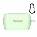 Wireless Earphone Silicone Protective Case with Hook for JBL T280TWS X(Matcha Green)