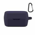 Wireless Earphone Silicone Protective Case with Hook for JBL T280TWS X(Midnight Blue)