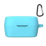 Wireless Earphone Silicone Protective Case with Hook for JBL T280TWS X(Mint Green)