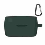 Wireless Earphone Silicone Protective Case with Hook for JBL T280TWS X(Dark Green)