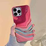 For iPhone 13 Marble Shockproof PC Phone Case(Melaleuca Red)