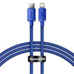 Baseus CAJY000203 Crystal Shine Series 20W USB-C / Type-C to 8 Pin Fast Charging Data Cable, Cable Length:1.2m(Blue)