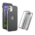 Skin Feel 360 Degrees Full Package PC + TPU Combination Phone Case For iPhone 12(Grey)