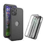 Skin Feel 360 Degrees Full Package PC + TPU Combination Phone Case For iPhone 11 Pro(Black)