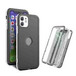 Skin Feel 360 Degrees Full Package PC + TPU Combination Phone Case For iPhone 11(Grey)