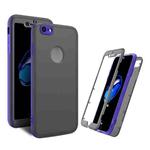 For iPhone SE 2022 / SE 2020 / 8 / 7 Skin Feel 360 Degrees Full Package PC + TPU Combination Phone Case(Purple)