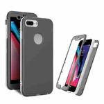 Skin Feel 360 Degrees Full Package PC + TPU Combination Phone Case For iPhone 8 Plus & 7 Plus(Grey)